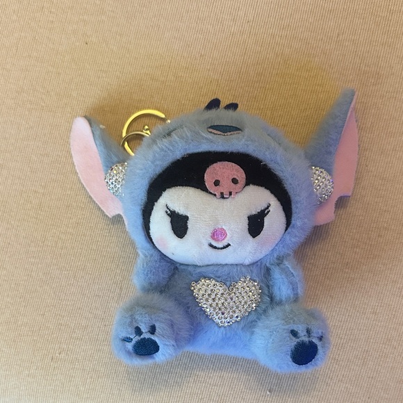 Accessories - Blue Plush Keychain - Blue Small Pet Plush Accessory